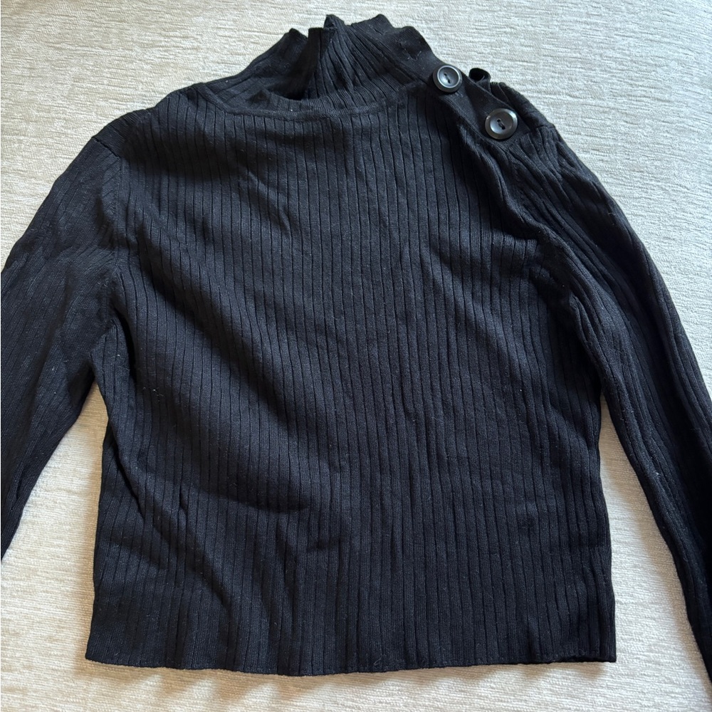 Zara cropped knit sweater